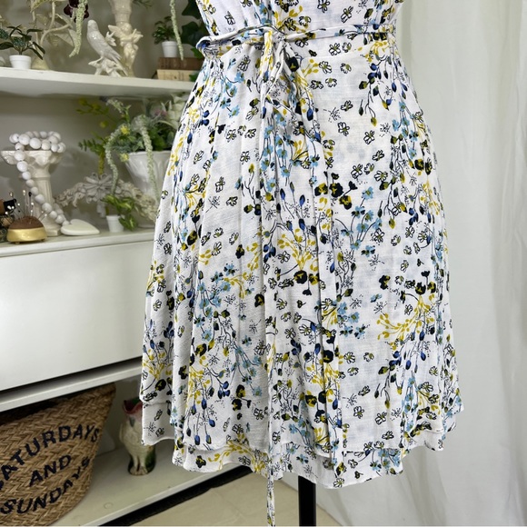 Free People French Quarter Printed Wrap Mini Dress - Picture 5 of 15